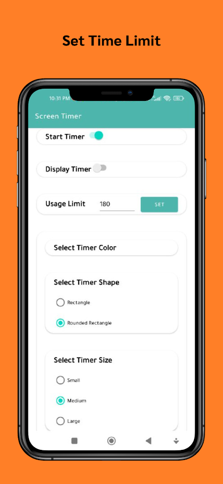 #1. Screen Timer (Android) 由: Bit Art