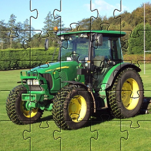Jigsaw puzzles farming tractor