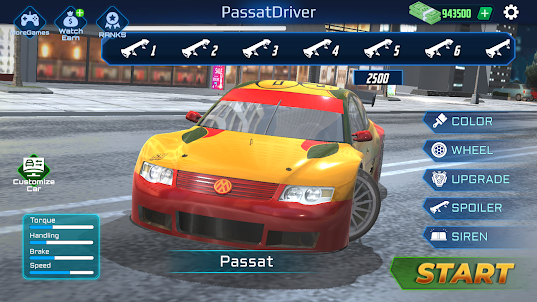Passat High-Speed Traffic Race