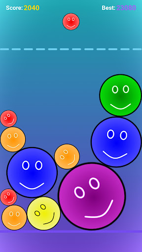 Android application Rainbow Spheres screenshort