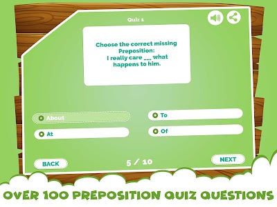 Learning Prepositions Quiz App Unknown
