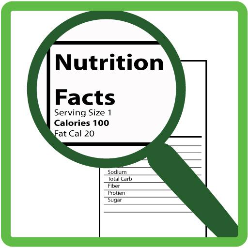 Nutritional Facts  Icon