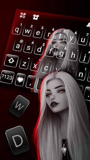 Cool Girl Style Keyboard Theme Screen 2