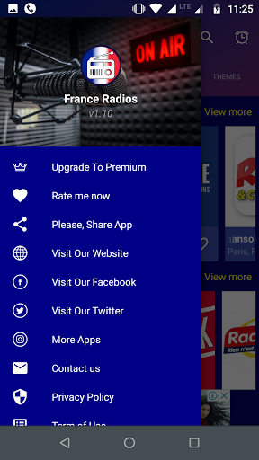 France Radio Stations Screen 2