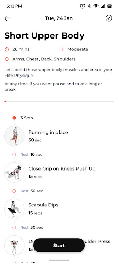 Elite Physique Screen 3