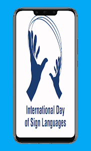 Internationalday sign language