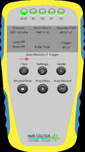 GhostSHARK EMF Screen 2