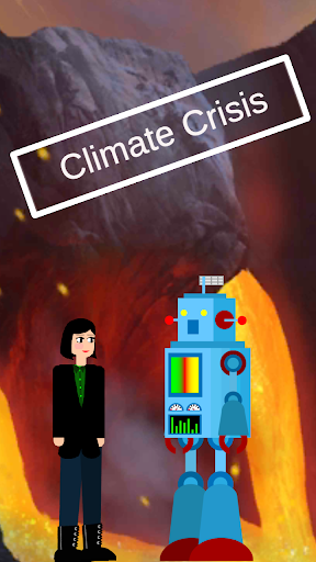 Android application Climate change robot screenshort