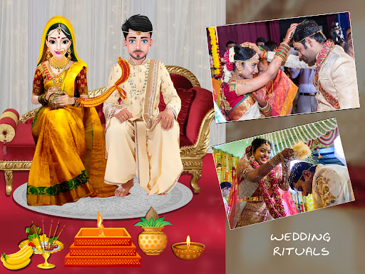 Android application Indian Wedding:Girl Model Game screenshort