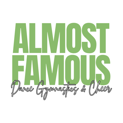 Almost Famous Dance & Gym logo