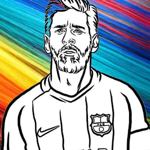 Messi coloring book