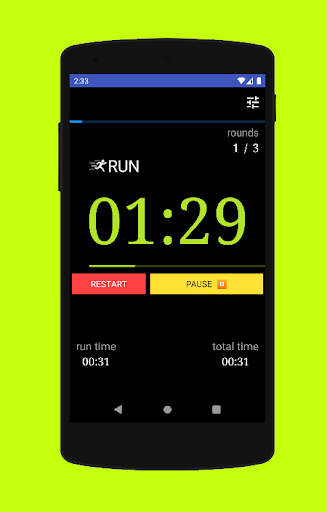 Tabata Workout Timer Screen 2