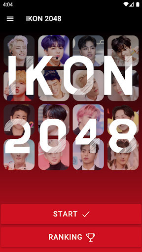 Android application iKON 2048 Game screenshort