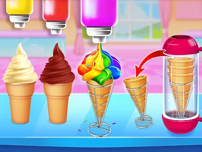 Ice Cream Cone-Ice Cream Games – Google Play ilovalari