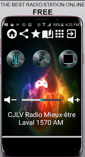 Android application CJLV Radio Mieux-être Laval 15 screenshort