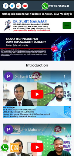 Android application Dr Sumit Mahajan screenshort