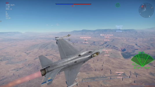Fighter jet attack : Sky War