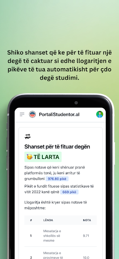 PortaliStudentor.al Screen 3