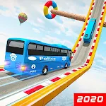Cover Image of Unduh Police Coach Bus Simulator Mega Ramp GT Stunts 1.7 APK