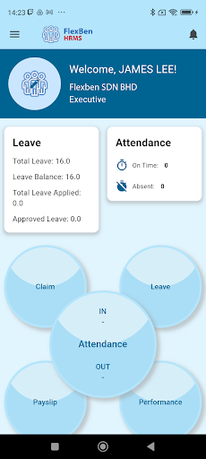 Flexben HRMS Screen 2