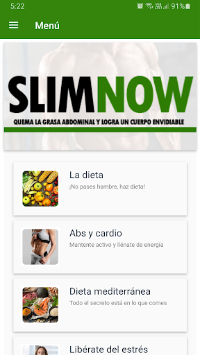 Android application Cómo perder grasa abdominal screenshort