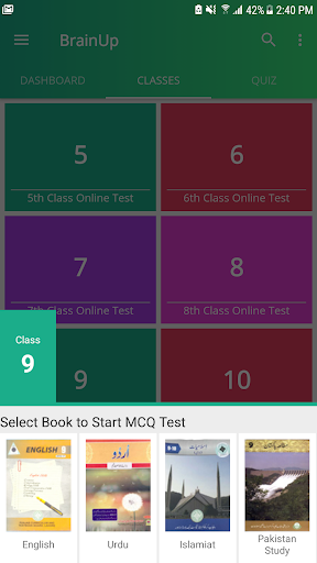 BrainUp-Online Tests & Mcqs Screen 3