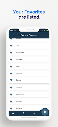Contact Manager Screen 3