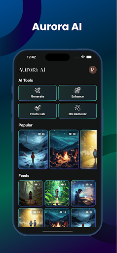 Screenshot of Aurora - Photo AI