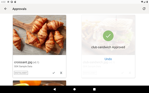 Screenshot of Oracle Content
