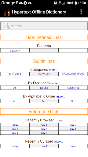 Android application English Russian Dictionary screenshort