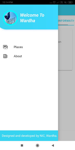 Wardha Tourism Mobile App Screen 3
