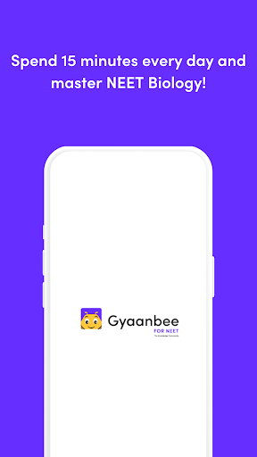 Android application Gyaanbee for NEET screenshort