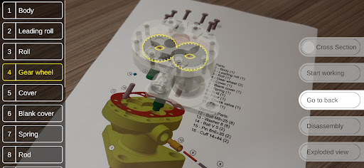 AR for Engineering Graphics Screen 3