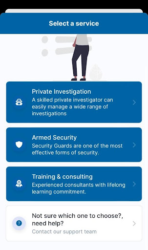 Covert Results App Screen 2