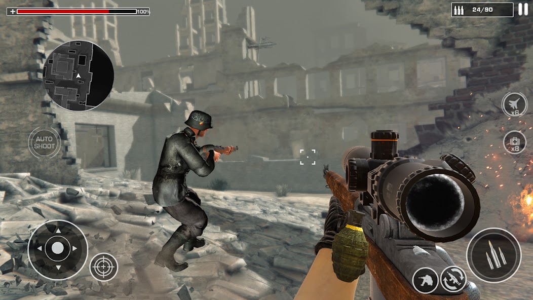 WW2 Sniper 3D: Pure War Games banner