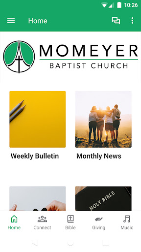 Android application Momeyer Baptist Church screenshort