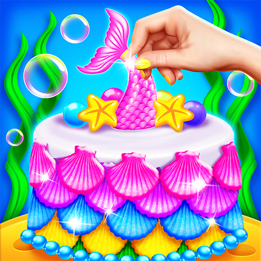 Mermaid Glitter Cake Maker 2.3 Icon