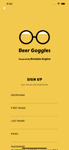 Beer Goggles Screen 2
