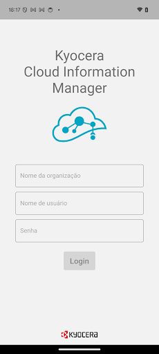 Visualização do aplicativo