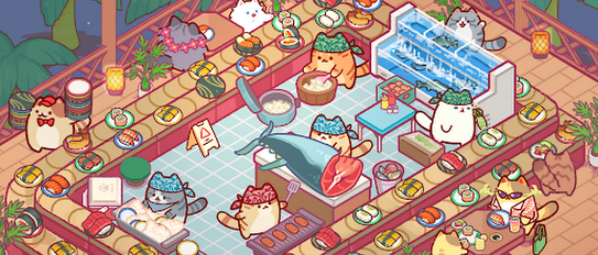 Cat Snack Bar MOD APK v1.0.64 (Unlimited Gems and Money)