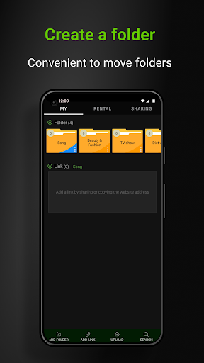 Goole Link manager - Bookmark Screen 3