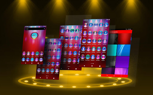 Colorful Pixl Glass Icon Pack Screen 2