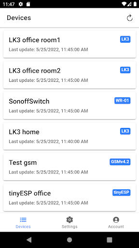 Android application Ule ATS MQTT Client screenshort