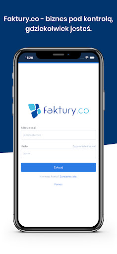 Android application Faktury screenshort