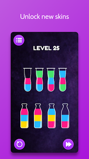 Water Color Sort puzzle Game Screen 3
