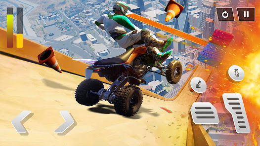 Flying ATV Crash: Quad Stunts 1.0 APK + Mod (Unlimited money) إلى عن على ذكري المظهر