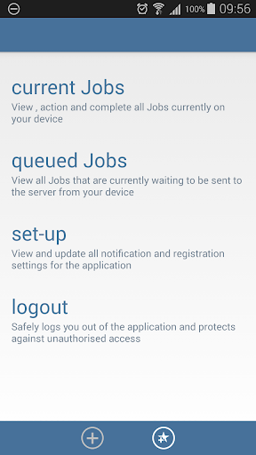 Android application ServicePro screenshort