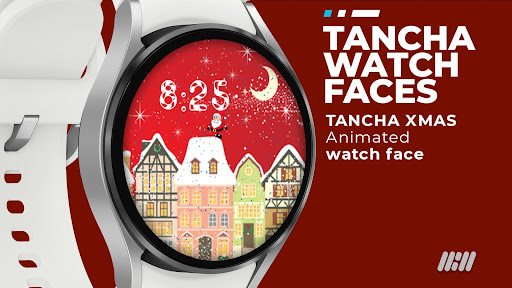 Android application Tancha Xmas Watch Face screenshort