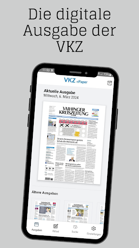 Android application VKZ ePaper screenshort