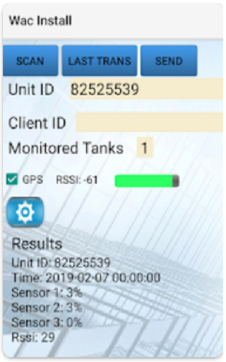 WAC Technician Screen 3